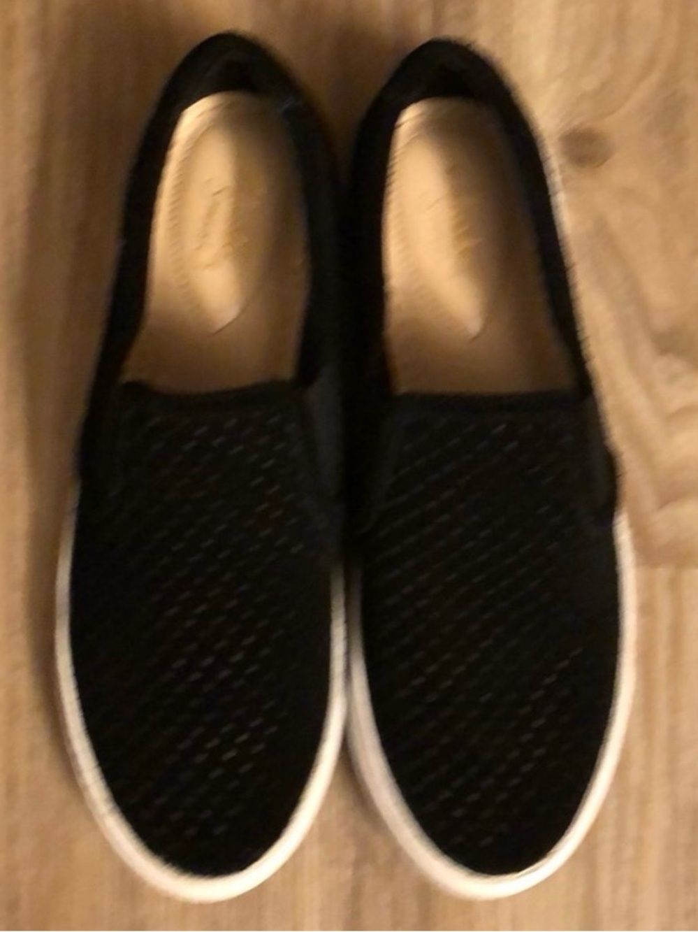 Clark’s Black Suede Slip On Sneakers - Picture 8 of 8